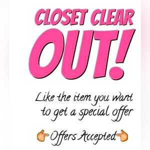Closet Clear Out SALE 🛍️